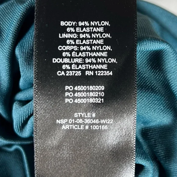 Aritzia Dress Womens XS Babaton Covet Ruched Bodycon Minimal Flattering Mini - Picture 11 of 11